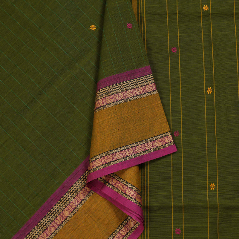 Hayagrivas Handloom Pure Cotton Saree KBD1723A9-5