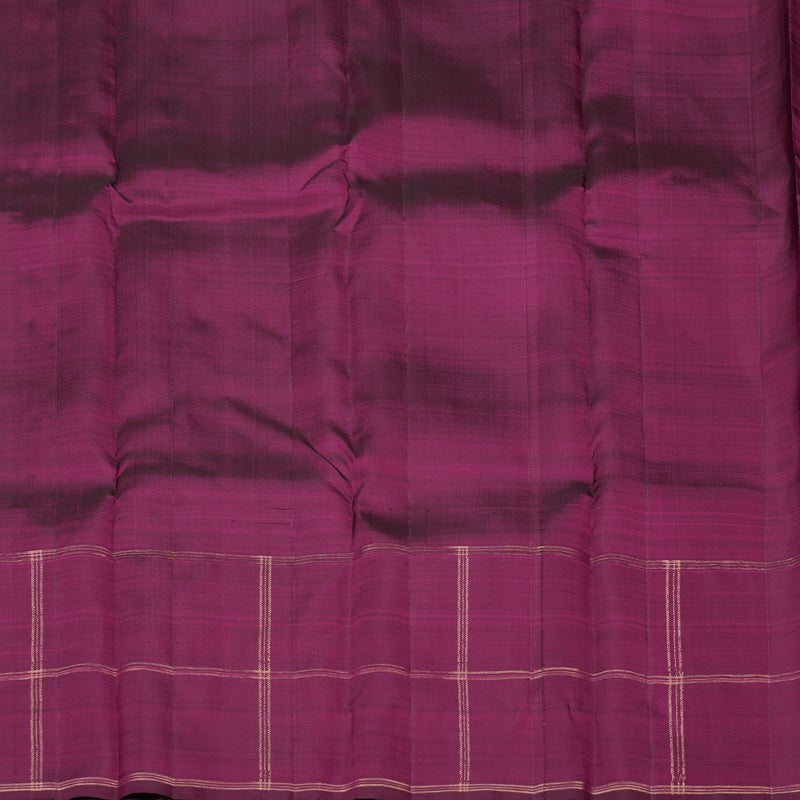 Hayagrivas Dark Purple Handloom Kanjivaram Silk Saree KBD1725A20-1