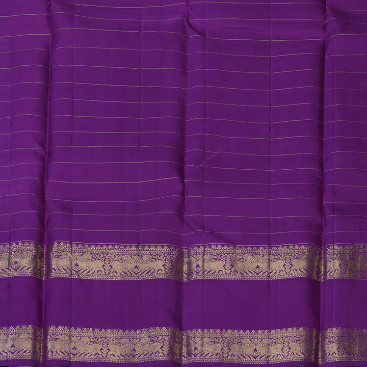 Hayagrivas Handloom Cream Kanjivaram Silk Saree KBD1725A9-1