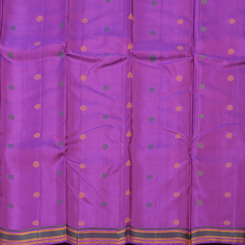 Hayagrivas Purple Handloom Kanjivaram Silk Saree KBD1744A4-3