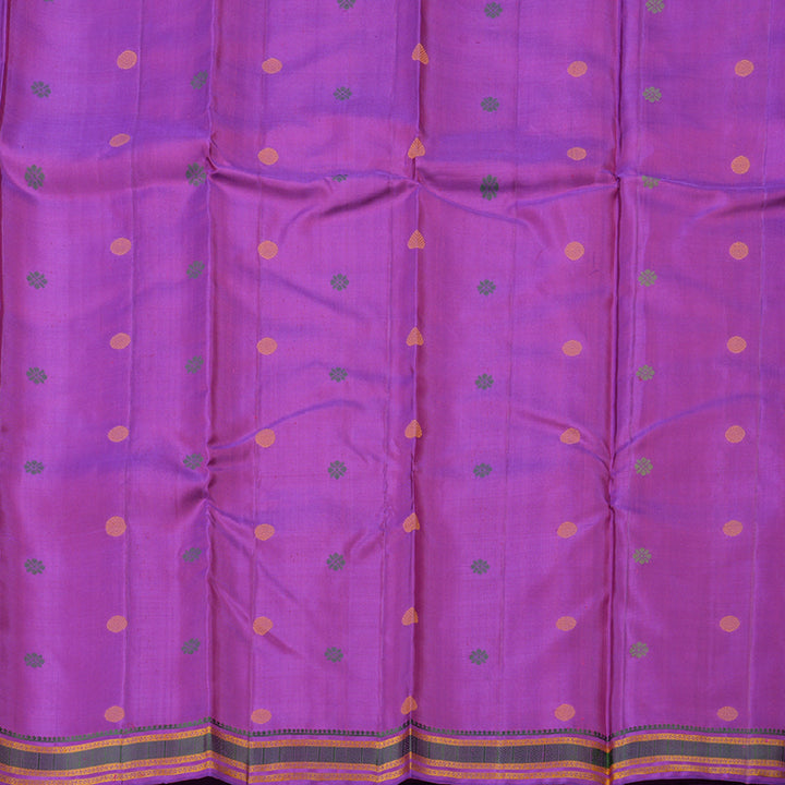 Hayagrivas Purple Handloom Kanjivaram Silk Saree KBD1744A4-3