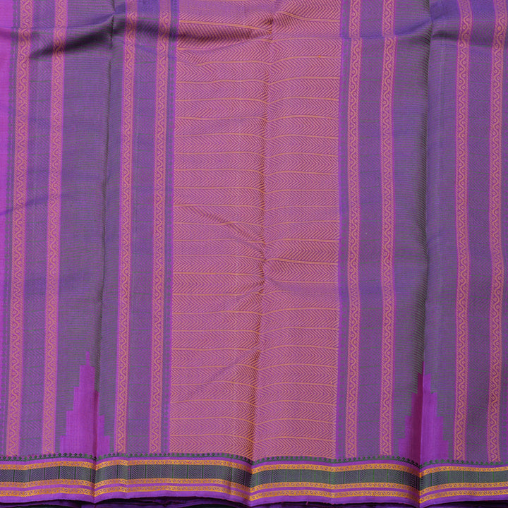 Hayagrivas Purple Handloom Kanjivaram Silk Saree KBD1744A4-3
