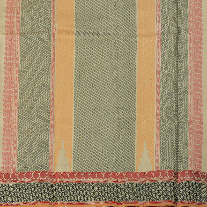 Hayagrivas Sandal Beige Handloom Kanjivaram Silk Saree KBD1744A8-2