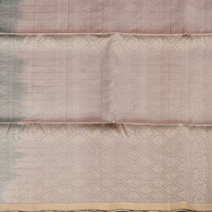 Hayagrivas Stunning Black Handloom Soft Silk Saree with Light Chocolate Brown Border KBD1746A3-3