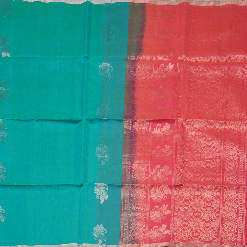 Hayagrivas Handloom Kora Silk Cotton Saree KBD1748A1-46