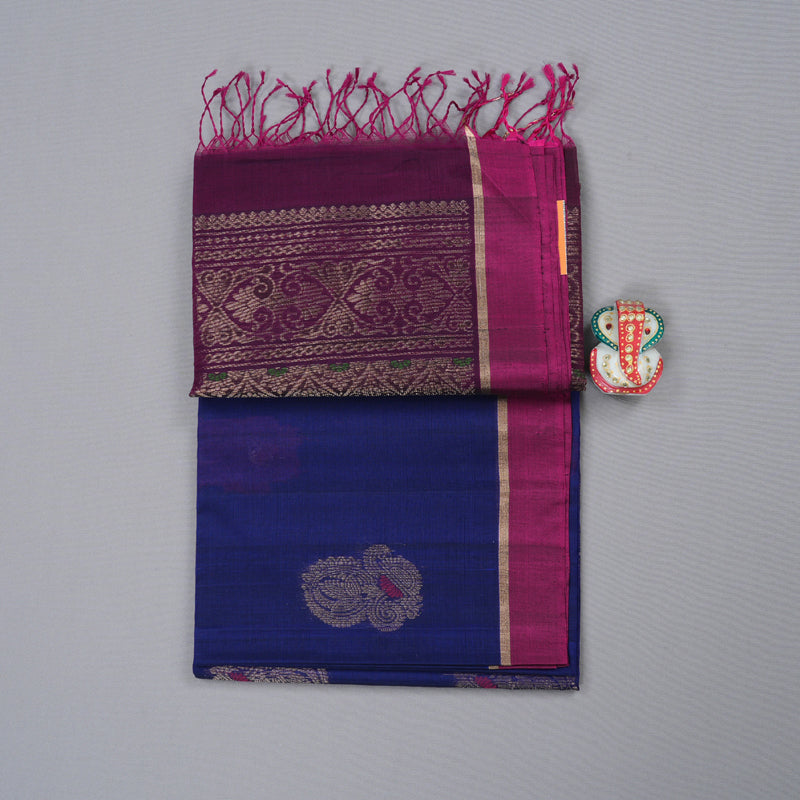 Hayagrivas Handloom Kora Silk Cotton Saree KBD1748A1-6