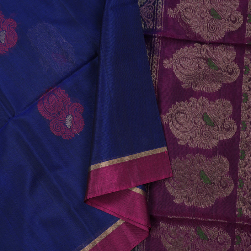 Hayagrivas Handloom Kora Silk Cotton Saree KBD1748A1-6