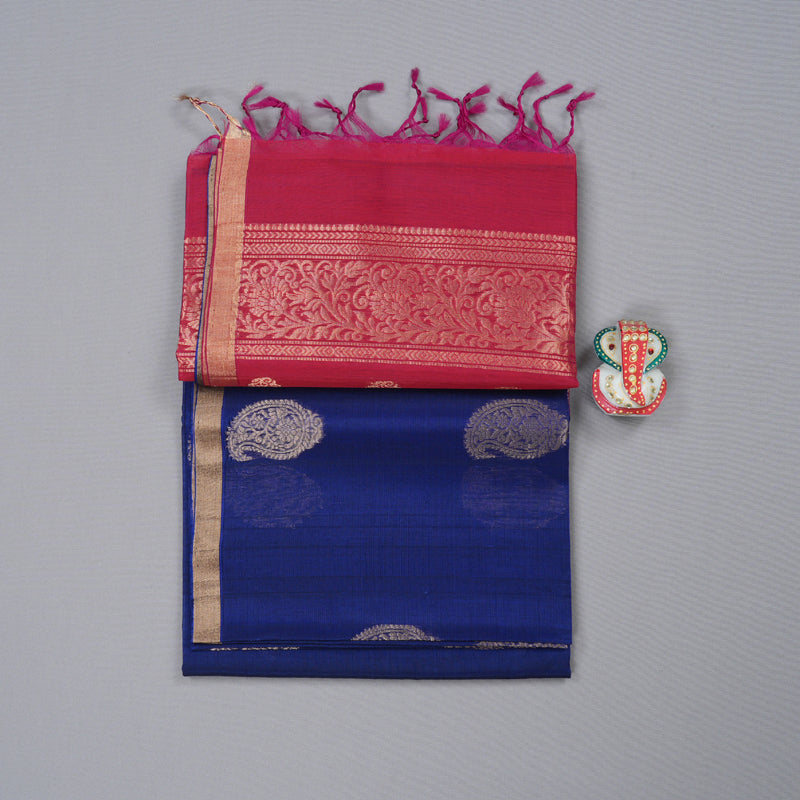 Hayagrivas Handloom Kora Silk Cotton Saree KBD1748A1-7