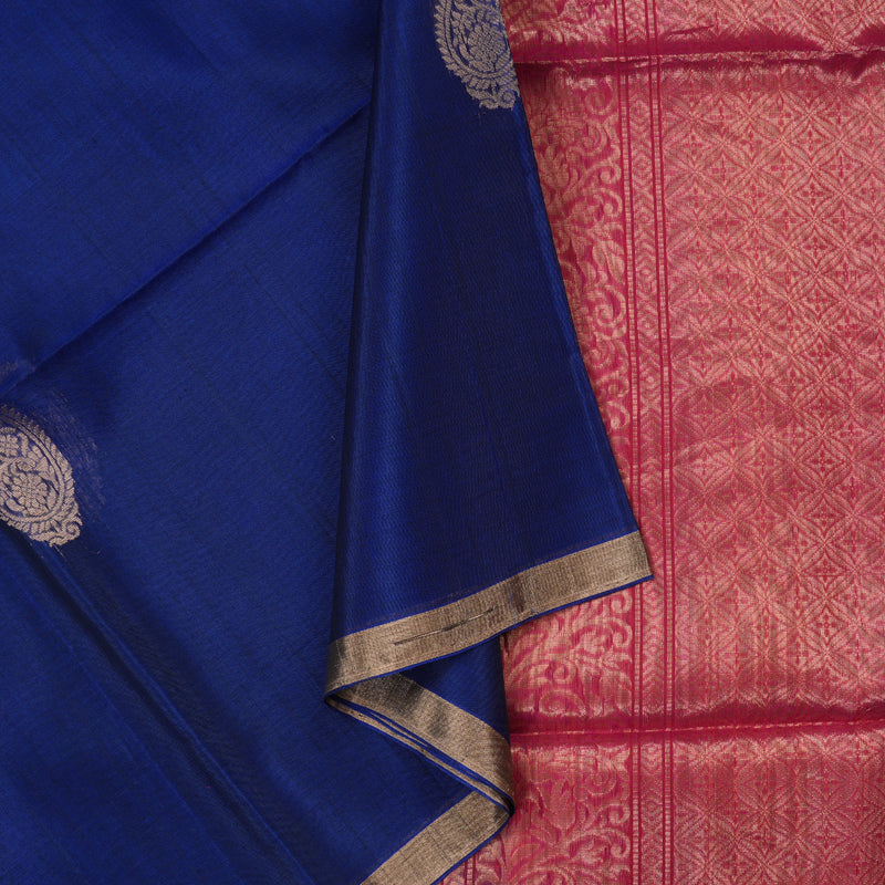 Hayagrivas Handloom Kora Silk Cotton Saree KBD1748A1-7