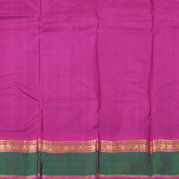 Hayagrivas Purple Handloom Kanjivaram Silk Saree with Mandhalir Border with KBD1751A3-10