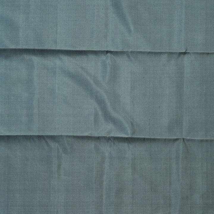 Hayagrivas handloom kanjivaram soft silk saree in Sky blue with dark grey Borderless KBD1756A22-1