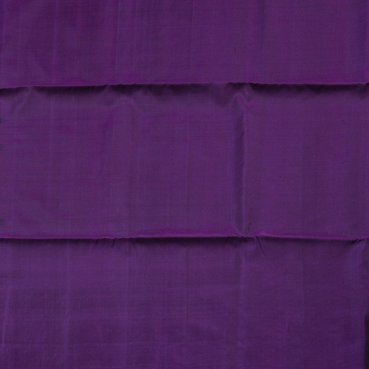 Hayagrivas Captivating Black Handloom Soft Silk Saree with Purple Border KBD1756A24-2