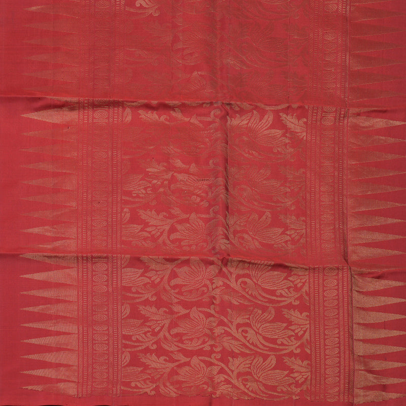 Hayagrivas Dark Red Handloom Soft Silk Saree KBD1757A16-1