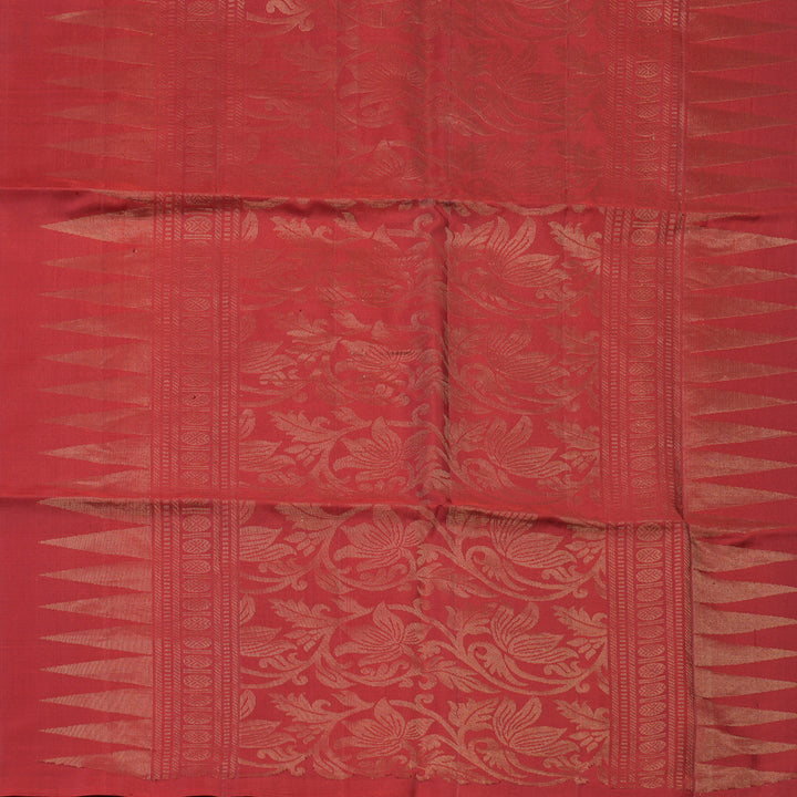 Hayagrivas Dark Red Handloom Soft Silk Saree KBD1757A16-1