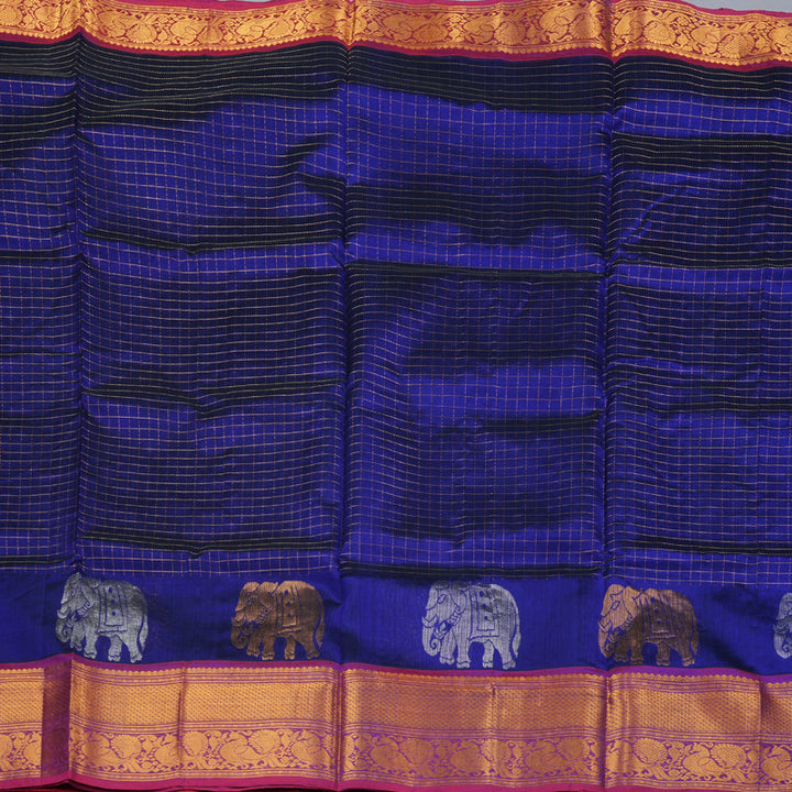 Hayagrivas Handloom Silk Cotton Saree KBD1765A2-2