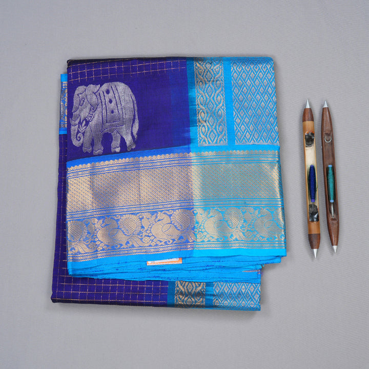 Hayagrivas Handloom Silk Cotton Saree KBD1765A2-3