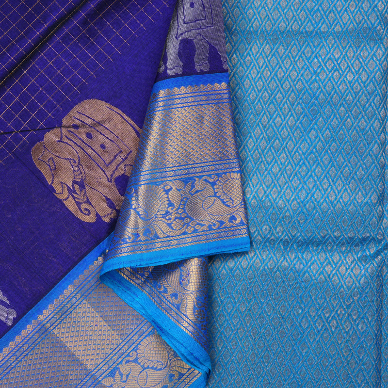 Hayagrivas Handloom Silk Cotton Saree KBD1765A2-3