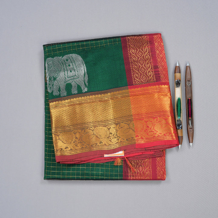 Hayagrivas Handloom Silk Cotton Saree KBD1765A2-5