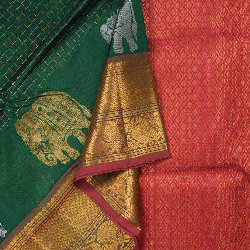 Hayagrivas Handloom Silk Cotton Saree KBD1765A2-5