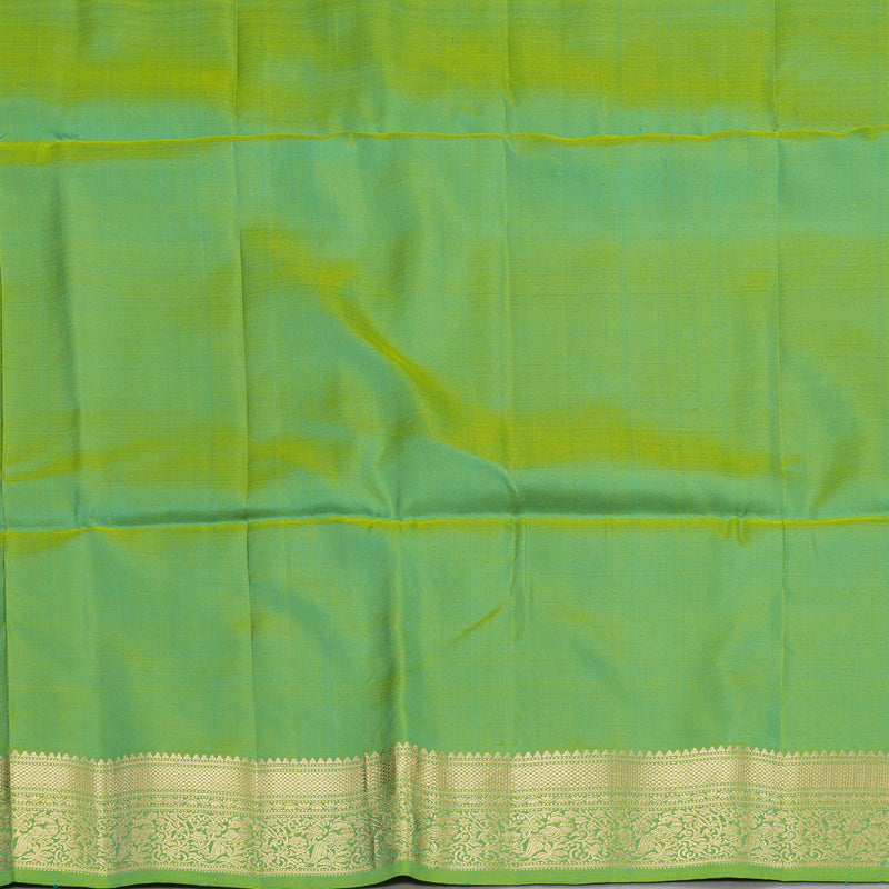 Hayagrivas Handloom Soft Silk Saree in Refreshing Sea Blue KBD1767A10-1