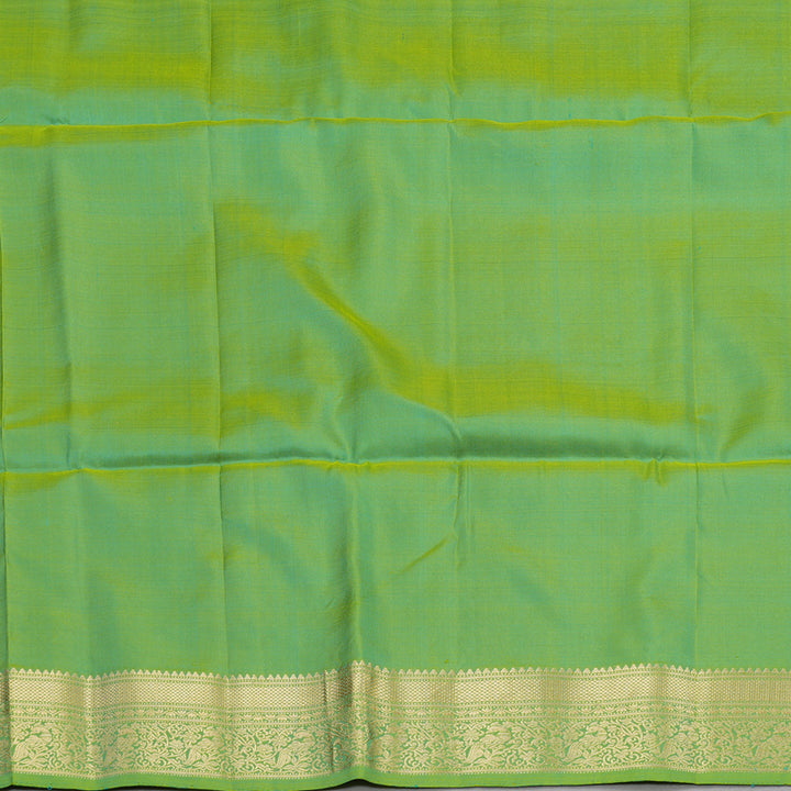 Hayagrivas Handloom Soft Silk Saree in Refreshing Sea Blue KBD1767A10-1