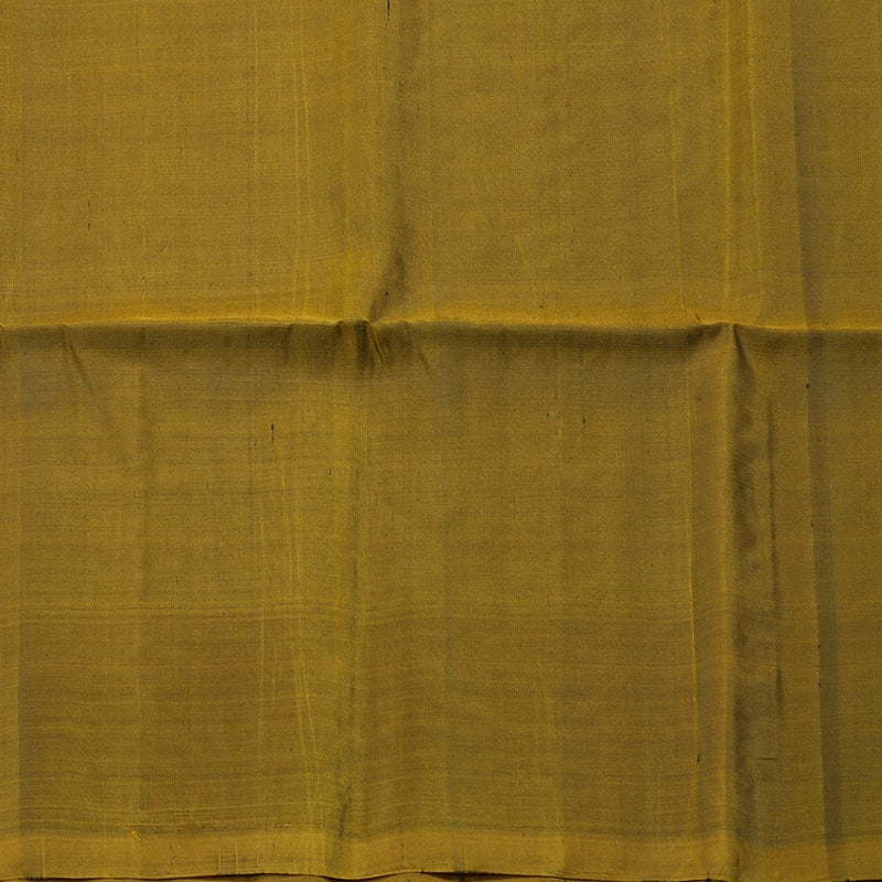 Hayagrivas Ash Grey Handloom Soft Silk Saree with Honey Mustard Border KBD1767A11-13