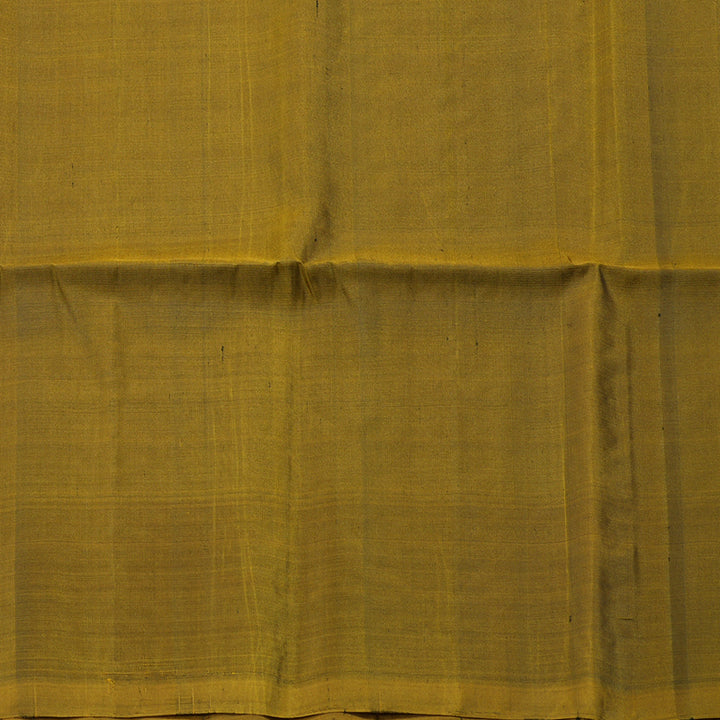 Hayagrivas Ash Grey Handloom Soft Silk Saree with Honey Mustard Border KBD1767A11-13