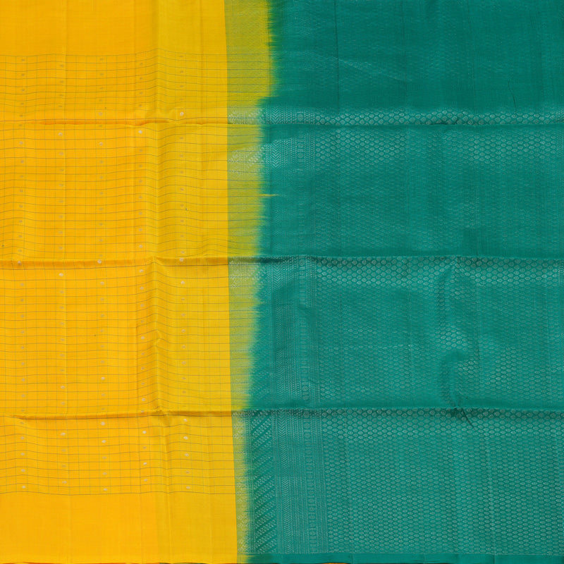 Hayagrivas Handloom Soft Silk Saree in Sun-Kissed Yellow KBD1767A13-4