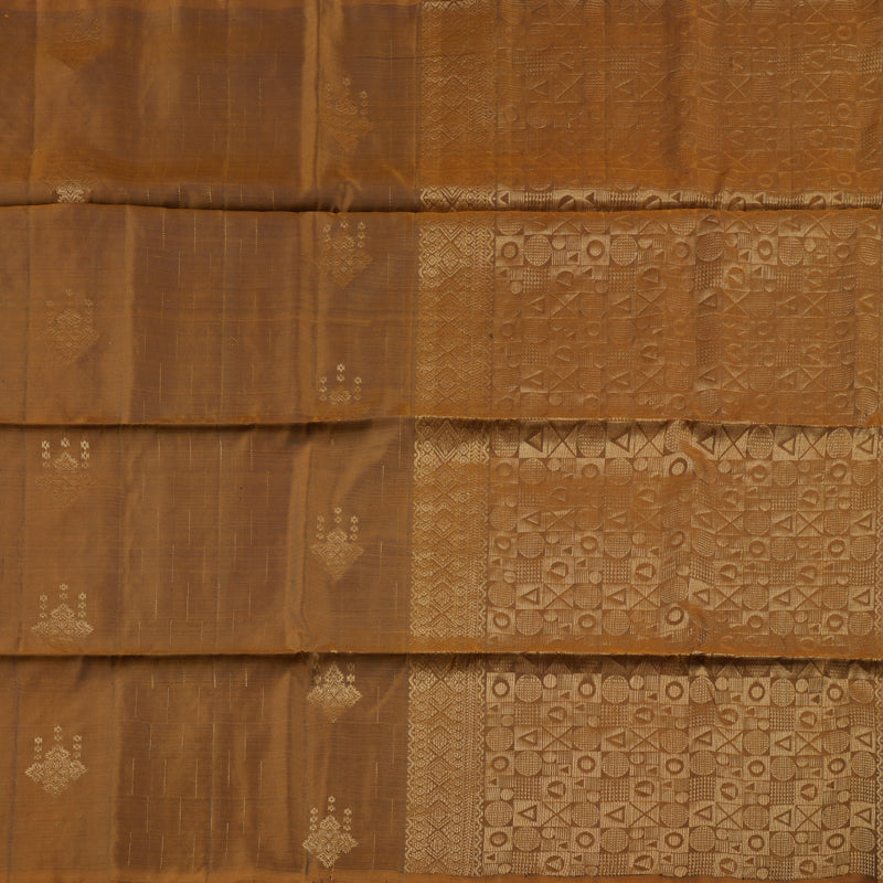 Hayagrivas Honey Mustard Handloom Soft Silk Saree KBD1767A3-27