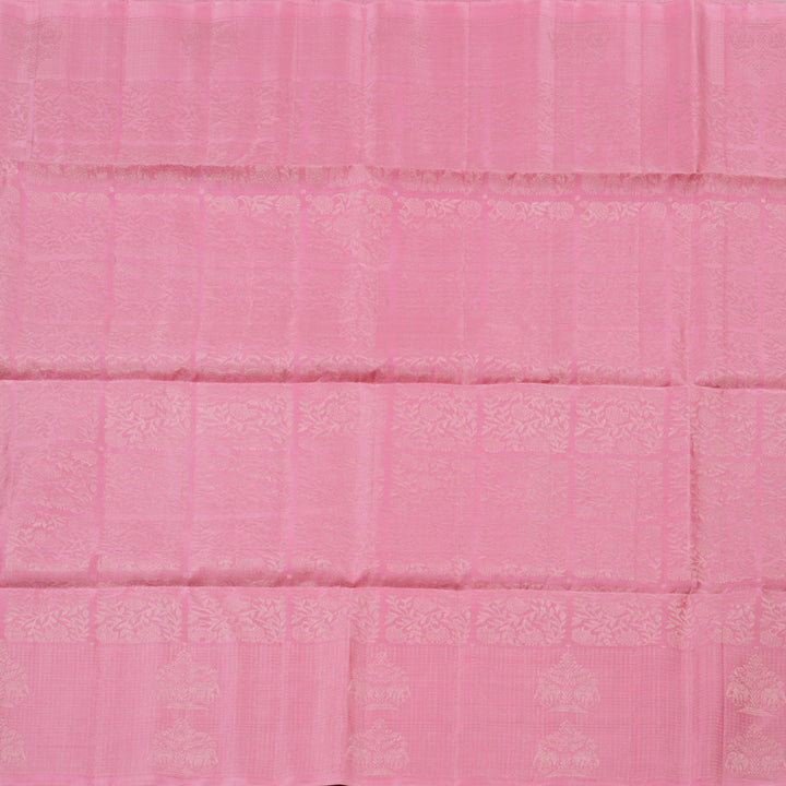 Hayagrivas Handloom Soft Silk Saree in Graceful Rose Pink Colour, KBD1767A8-1