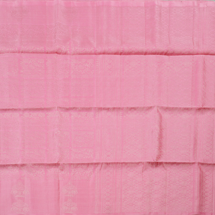 Hayagrivas Handloom Soft Silk Saree in Graceful Rose Pink Colour, KBD1767A8-1