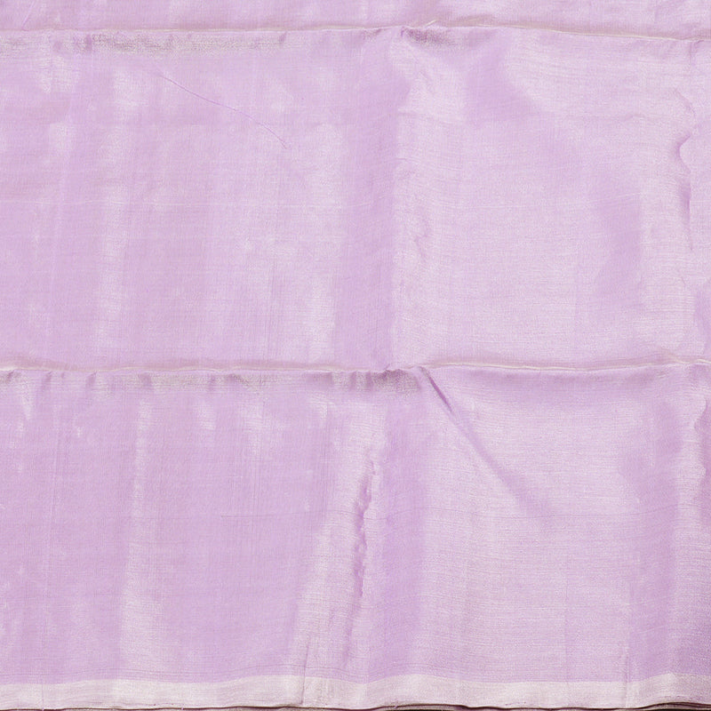 Hayagrivas Elegant Lavender Tissue Handloom Soft Silk Saree KBD1767A9-6
