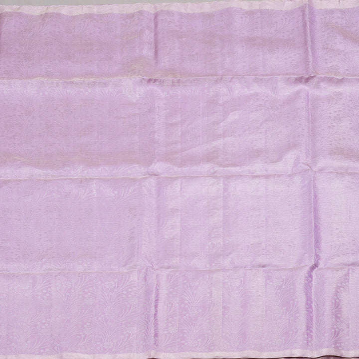 Hayagrivas Elegant Lavender Tissue Handloom Soft Silk Saree KBD1767A9-6