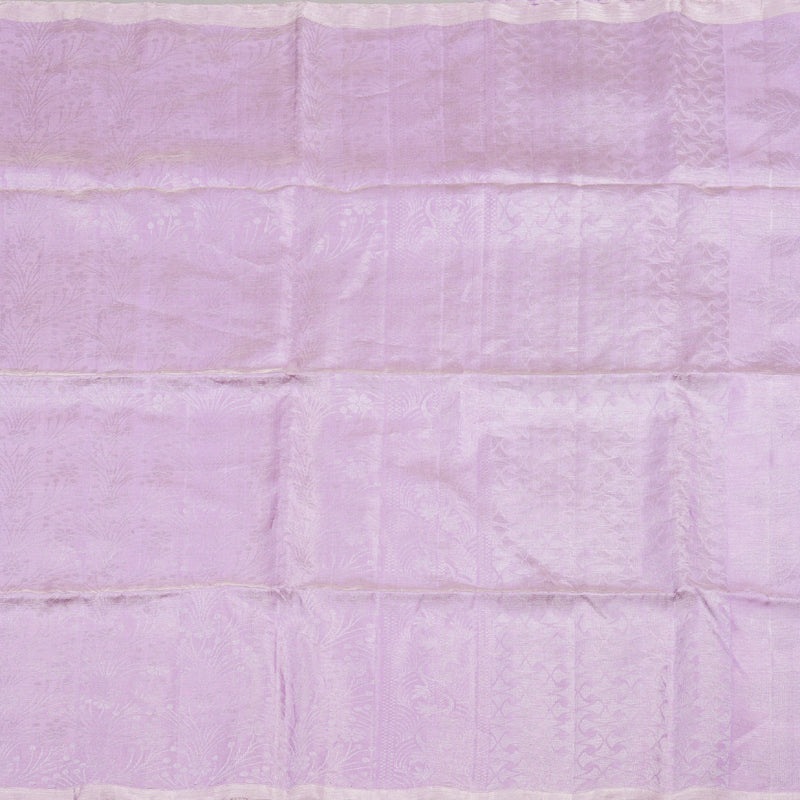 Hayagrivas Elegant Lavender Tissue Handloom Soft Silk Saree KBD1767A9-6