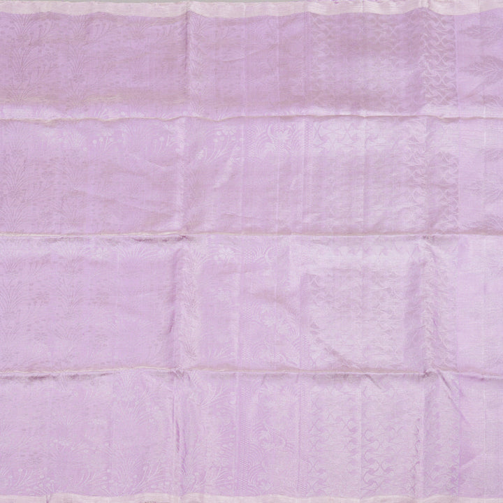 Hayagrivas Elegant Lavender Tissue Handloom Soft Silk Saree KBD1767A9-6