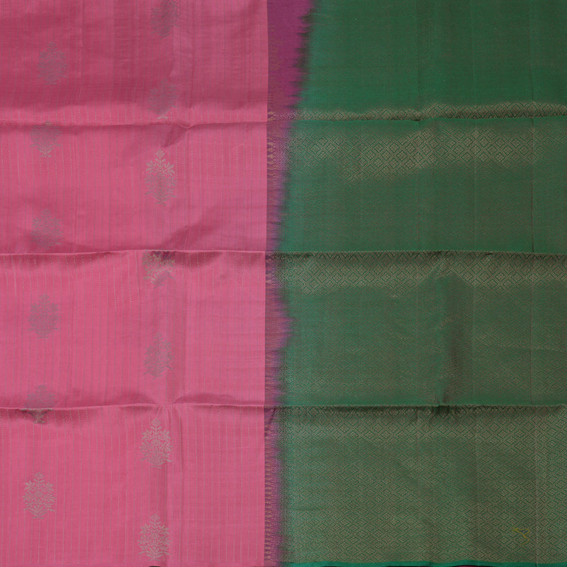 Hayagrivas Handloom Soft Silk Saree in Enchanting Pink KBD1768A2-2