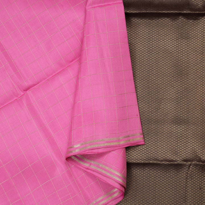 Hayagrivas Handloom Soft Silk Saree in Charming Pink KBD1768A3-4
