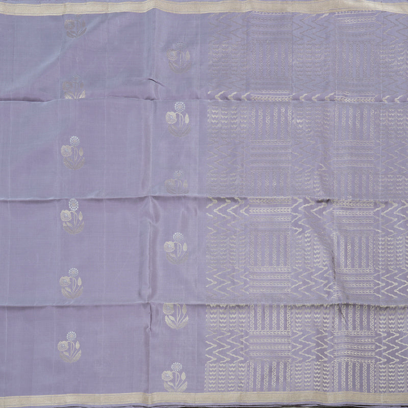 Hayagrivas Handloom Soft Silk Saree in serene Lavender Color KBD1772A2-4