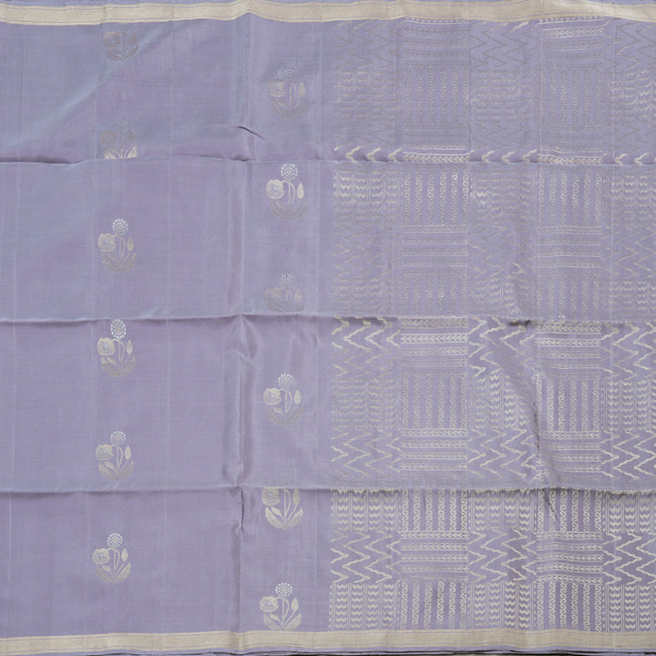 Hayagrivas Handloom Soft Silk Saree in serene Lavender Color KBD1772A2-4