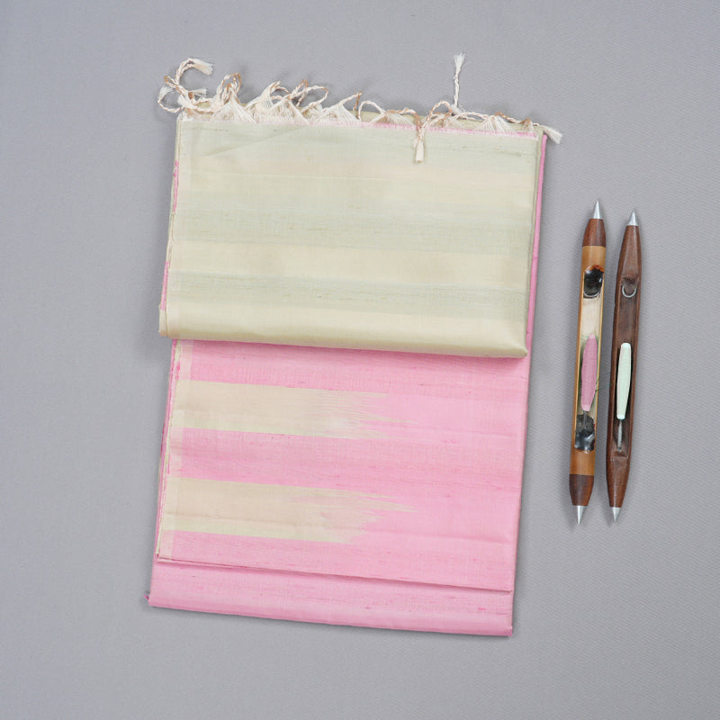 Hayagrivas Baby Pink Handloom Soft Silk Saree KBD1773A1-1