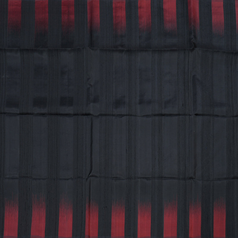 Hayagrivas Stunning Black Handloom Soft Silk Saree KBD1773A1-22