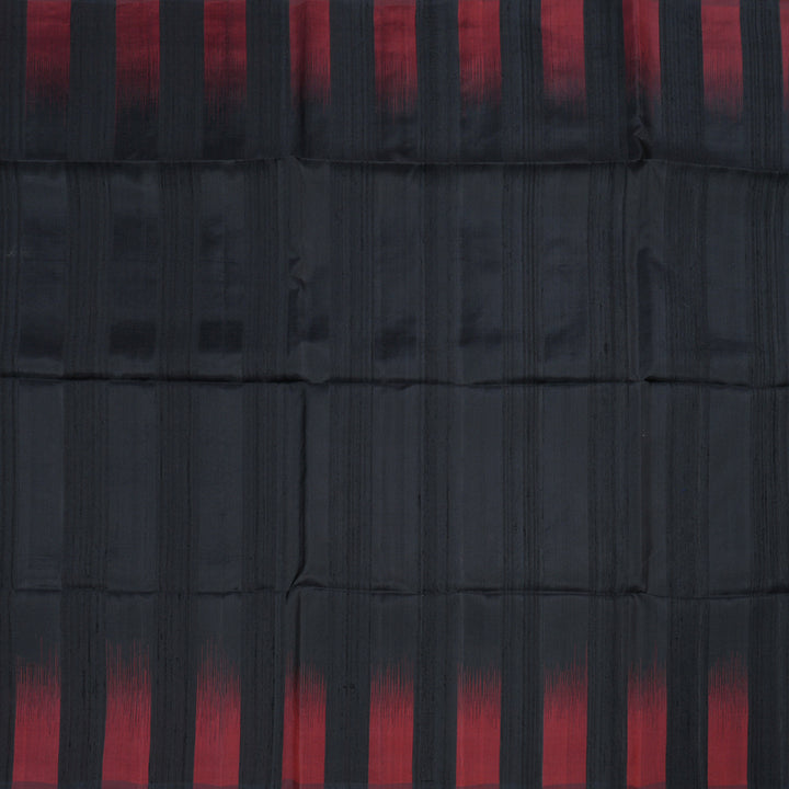 Hayagrivas Stunning Black Handloom Soft Silk Saree KBD1773A1-22