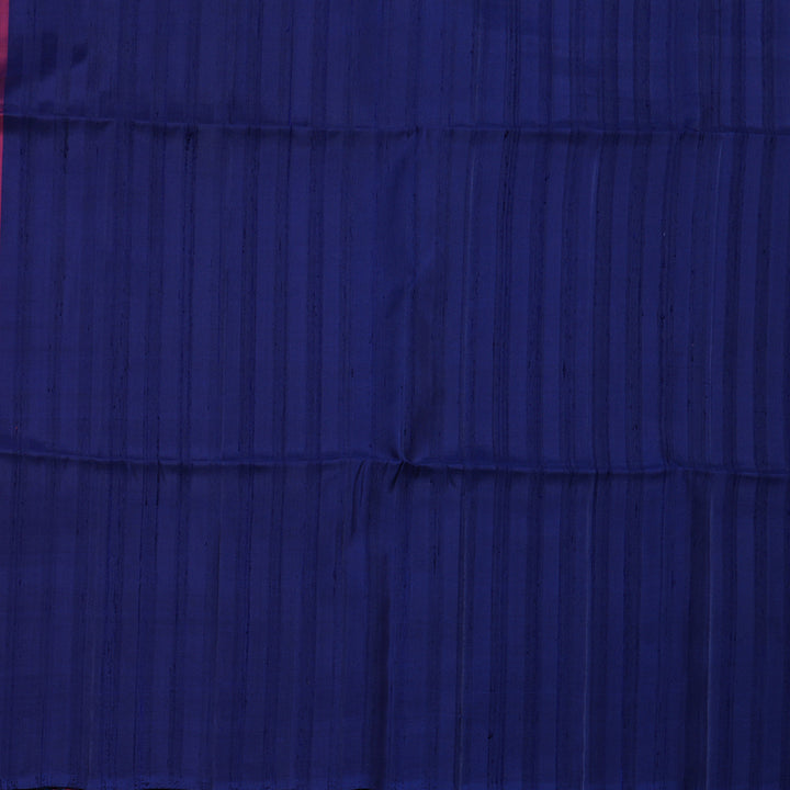 Hayagrivas Pink With Indigo Handloom Soft Silk Saree KBD1773A1-7