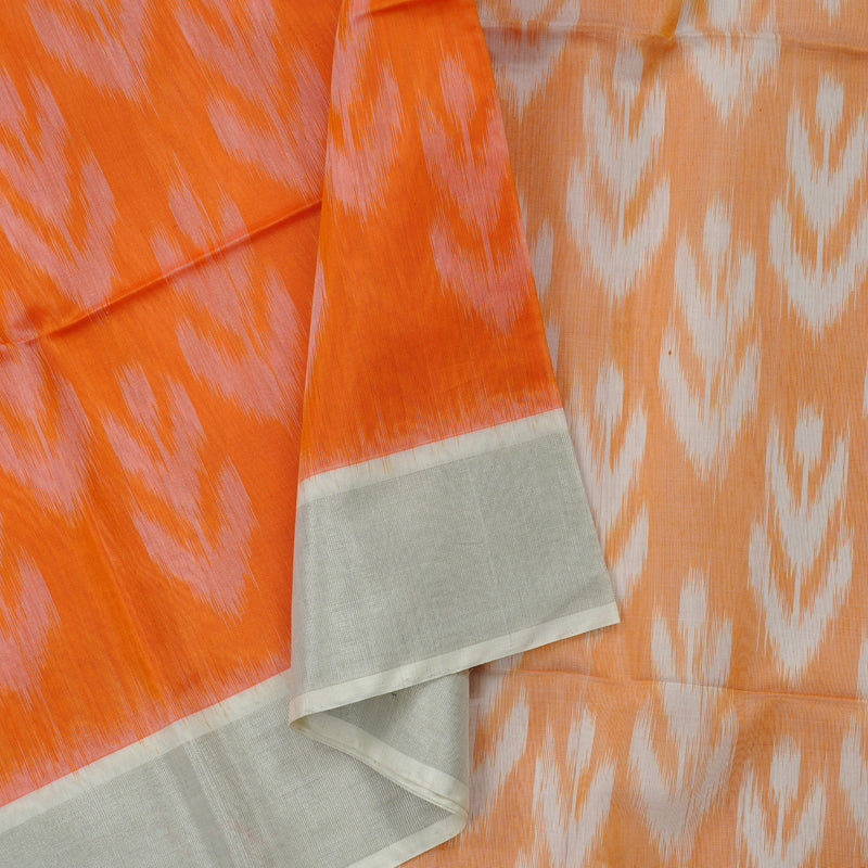 Hayagrivas Handloom Ikkat Silk Cotton Saree KBD1775A3-2