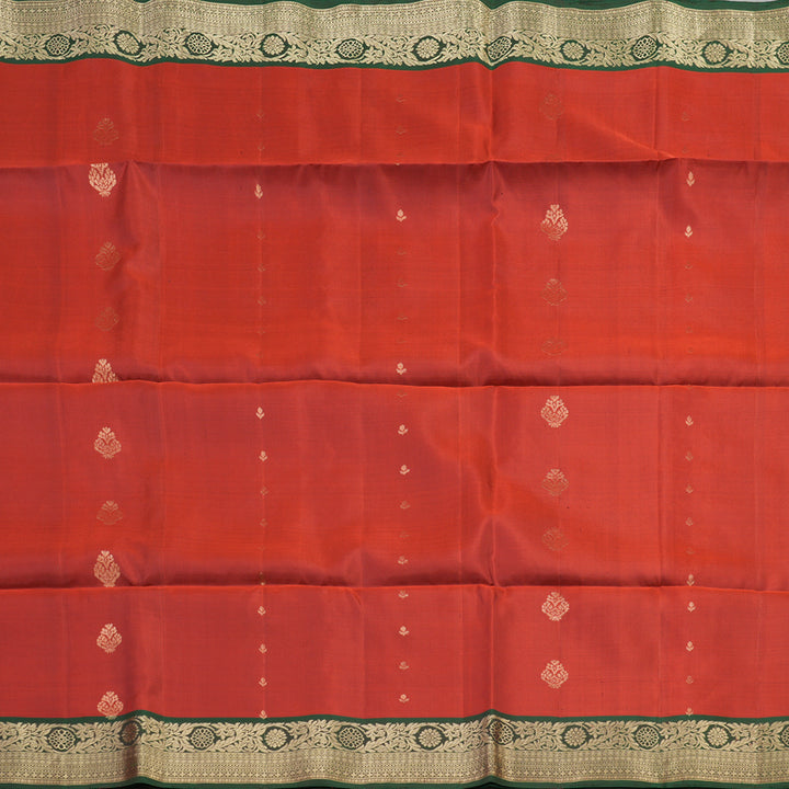 Hayagrivas Handloom Soft Silk Saree in Sophisticated Red KBD1775A9-11