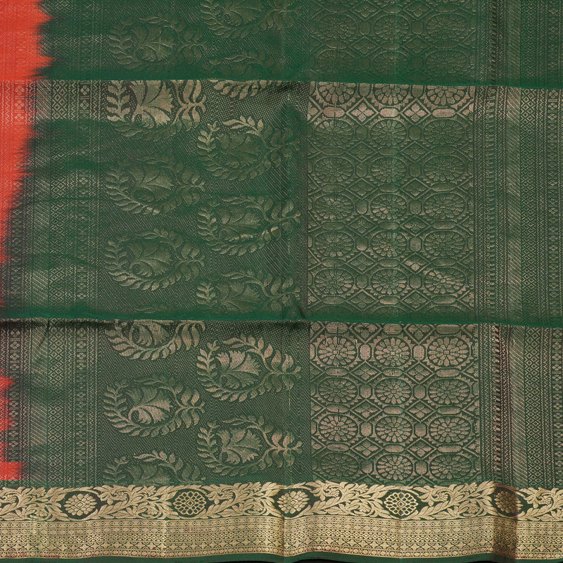 Hayagrivas Handloom Soft Silk Saree in Sophisticated Red KBD1775A9-11