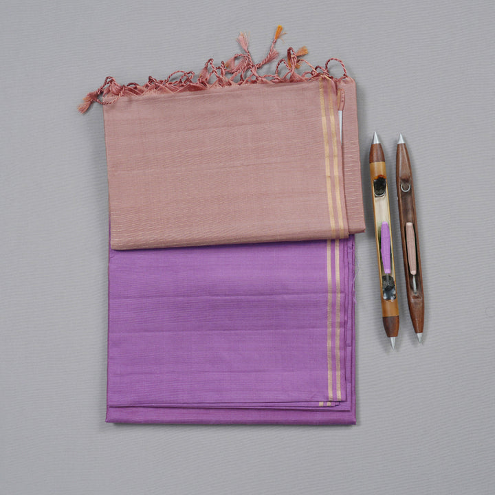 Hayagrivas Elegant Lavender Handloom Soft Silk Saree KBD1776A1-2
