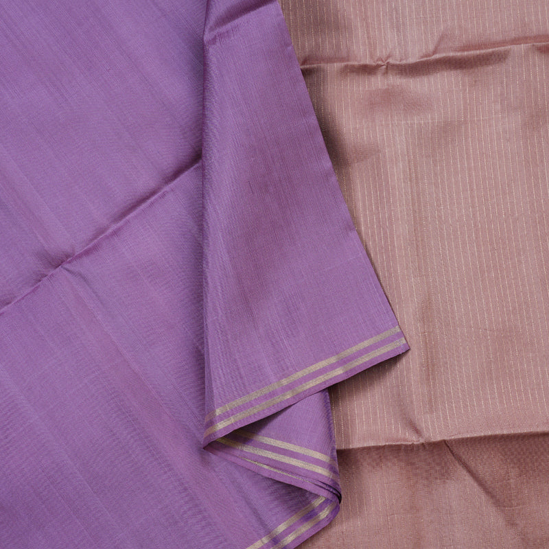 Hayagrivas Elegant Lavender Handloom Soft Silk Saree KBD1776A1-2