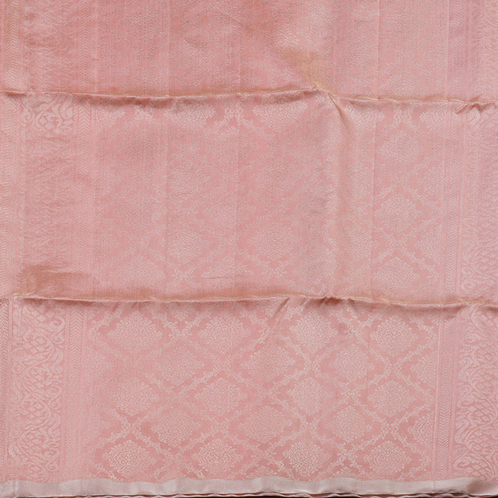 Hayagrivas Peach Tissue Handloom Soft Silk Saree KBD1776A14-2