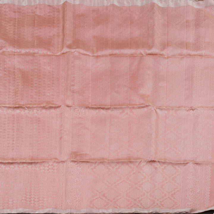 Hayagrivas Peach Tissue Handloom Soft Silk Saree KBD1776A14-2